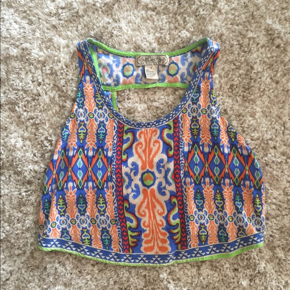 Flying Tomato Patterned Top